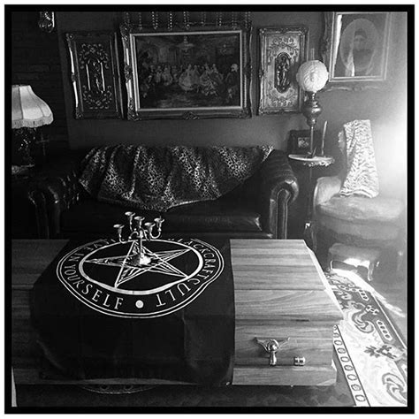 Occult inspired house decorations